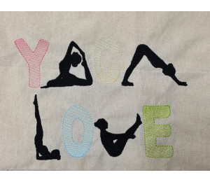 Stickserie - Yoga with Love Maxi Set 42 Motive
